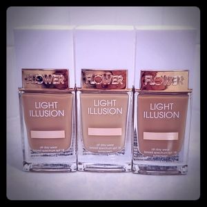 Lot of 3 Flower Beauty Light Illusion Foundation